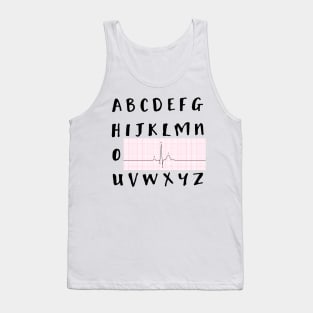 Medical ABCD ECG PQRST Tank Top